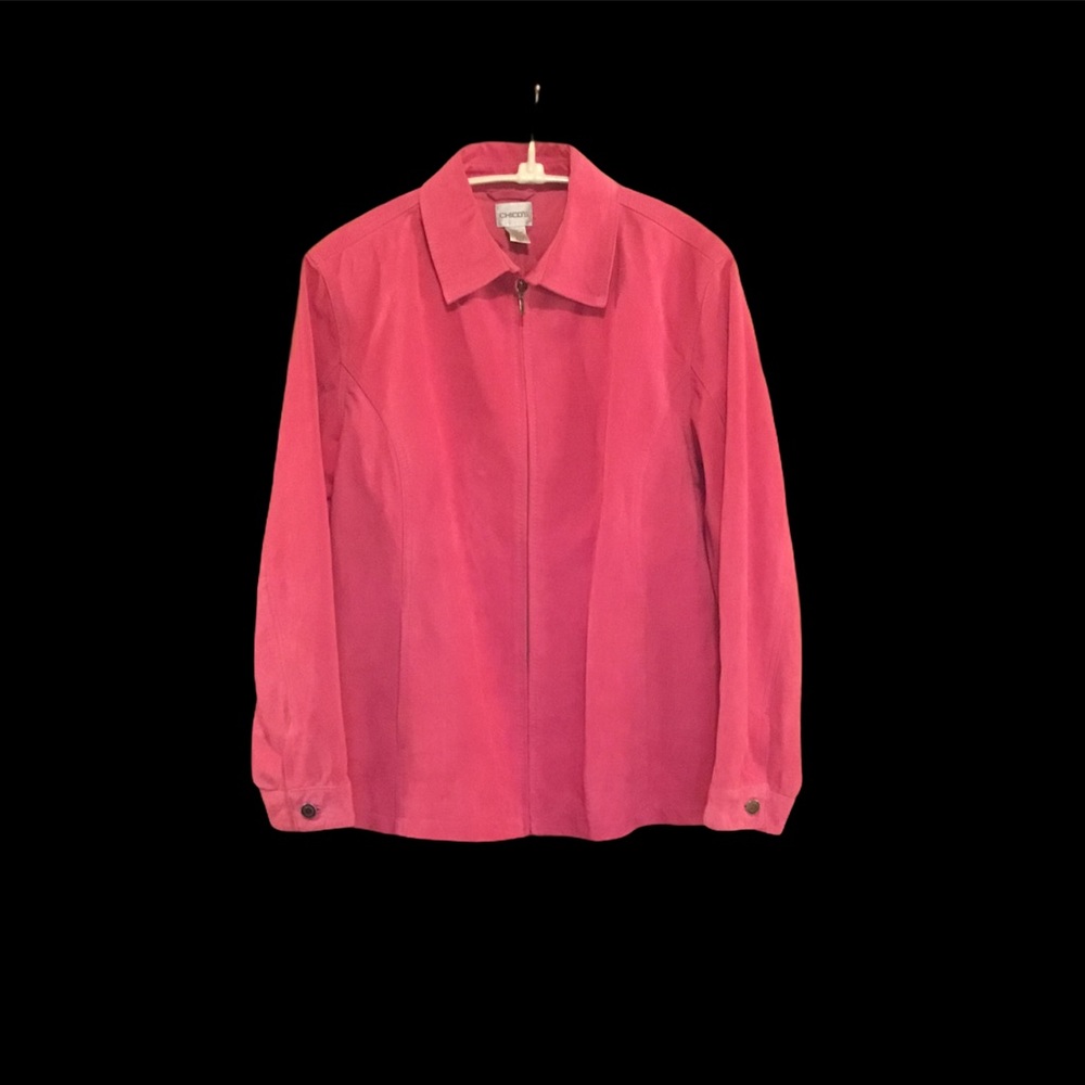 CHICO’S Leather Jaxket